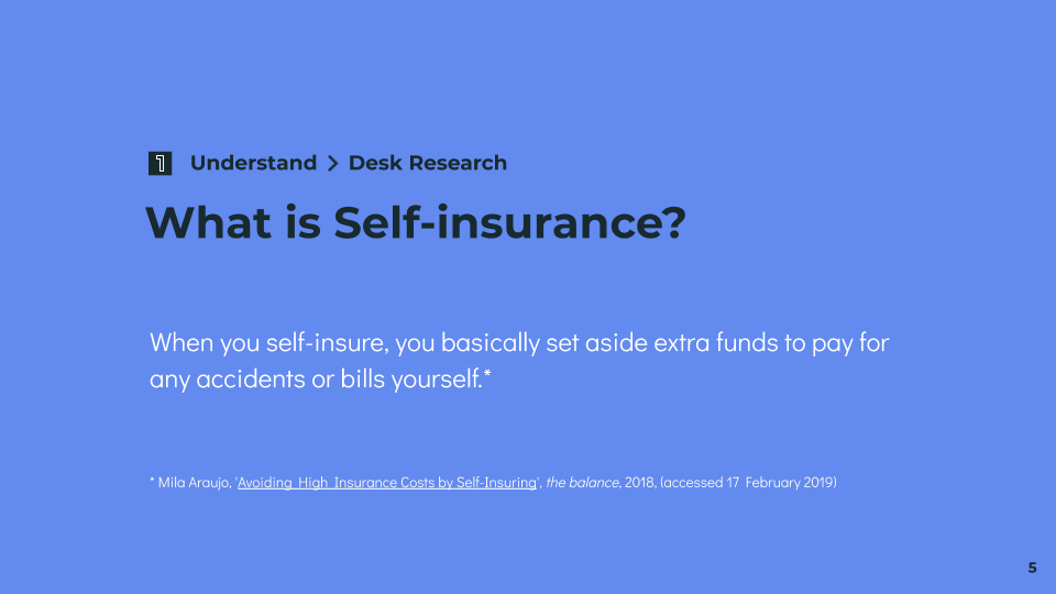 Self-insurance(3)